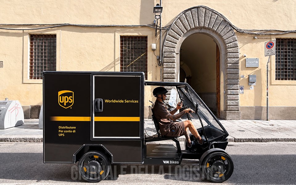 UPS avvia a Firenze la fase finale del progetto Unchain UPS cargo Bike